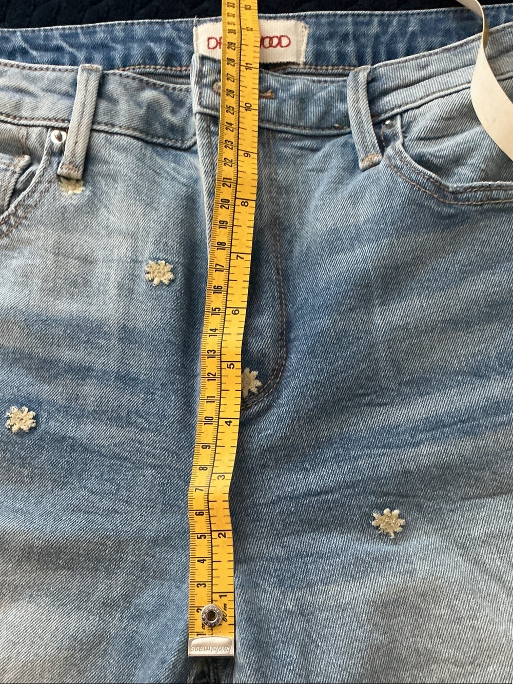 DRIFTWOOD Gizelle Light Blue Skinny Jeans with Daisy Embroidery - Picture 2 of 8